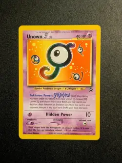 Pokemon TCG Unown J Black Star Promo Card 38 - Image 1
