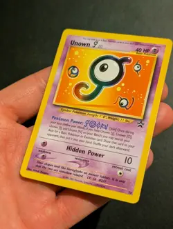 Pokemon TCG Unown J Black Star Promo Card 38 - Image 2