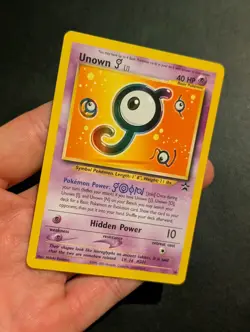 Pokemon TCG Unown J Black Star Promo Card 38 - Image 3