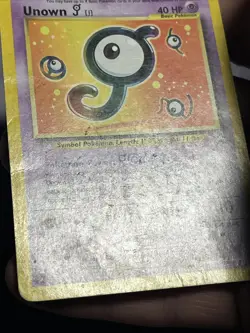 Unown J WOTC Promo 38 (DMG) - Black Star Promo - Pokemon TCG - Image 2
