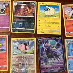 500+ Pokemon TCG English Card Lot Mixed Sets Approx 50 Sleeved V ex Holo - Image 4