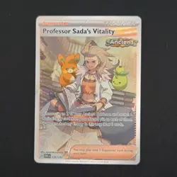 Pokemon TCG Card Professor Sada's Vitality 256/182 Sv04: Paradox Rift - LP - Image 1