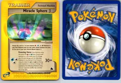 MIRACLE SPHERE BETA 130/144 SK SKYRIDGE POKEMON CARD TCG LP 2003 - Image 1