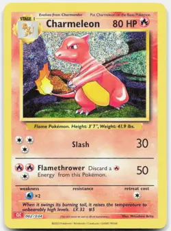 Charmeleon 002/034 NM Trading Card Game Classic Holo Holo Pokemon - Image 1