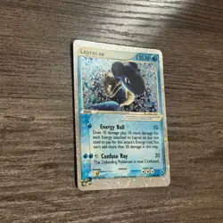 Lapras ex 99/109 Ruby and Sapphire Holo Pokemon Card Rare Great Condition - Image 3