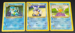 Blastoise Wartortle Squirtle - 1st Edition Base Set 2 42 63/102 - Pokemon Cards - Image 1