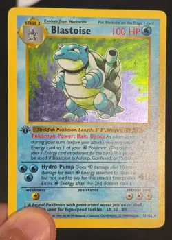 Blastoise Wartortle Squirtle - 1st Edition Base Set 2 42 63/102 - Pokemon Cards - Image 3