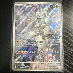Pokemon TCG N's Reshiram Card 167/159 Stamped Illustration Rare Promo - Image 1