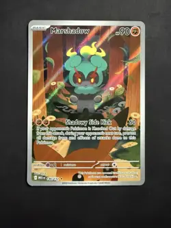 Pokemon TCG Marshadow Mega Evolution Illustration Rare Card 146/132 - Image 1