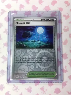 Moonlit Hill 81/91 Reverse Holo NM Scarlet & Violet (Paldean Fates) Trainer Card - Image 1