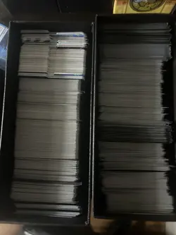 Pokemon TCG Bulk Card Lot and ETB dividers from the last 5 years 3 ETBs full - Image 1