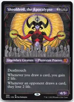 Sheoldred, the Apocalypse Showcase - 290 Dominaria United Mythic Magic - NM/LP - Image 1