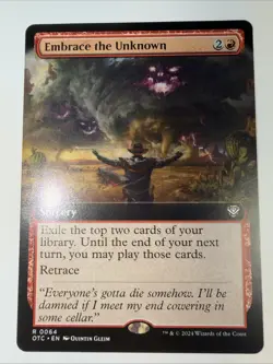 Embrace the Unknown (Extended Art) Commander: Outlaws of Thunder Junction... - Image 1