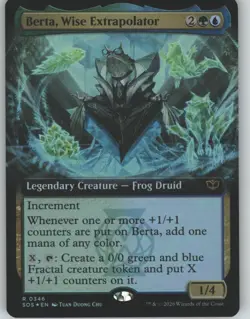 Berta, Wise Extrapolator (Extended Art) 346 Secrets of Strixhaven Foil NM - Image 1