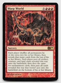 Warp World 163 Rare Magic 2010 (M10) Magic: The Gathering Near Mint - Image 1
