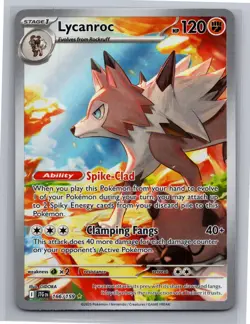 Lycanroc 166/159 Illustration Rare Journey Together Pokemon Holo Near Mint - Image 1
