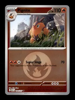 Pignite (Energy Symbol Pattern) 030/217 Ascended Heroes Pokemon Reverse Holo NM - Image 1