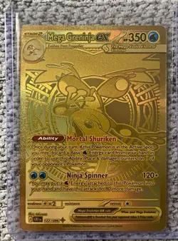 The Pokemon Company Gold Mega Greninja EX 122/086 Chaos Rising - Image 1