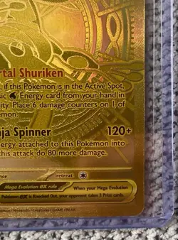 The Pokemon Company Gold Mega Greninja EX 122/086 Chaos Rising - Image 5