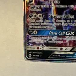 Umbreon GX Holo 80/149 SM Base Set Ultra Rare Pokemon TCG English - Image 5