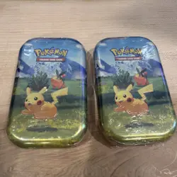 Pokemon TCG: Ascended Heroes Mini Tin (Pikachu & Tepig) - ME2.5 - LOT OF 2 - Image 1
