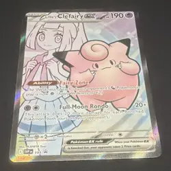 The Pokemon Company Lillie's Clefairy ex SVP 195 Promo Full Art Holo EN 190HP - Image 1