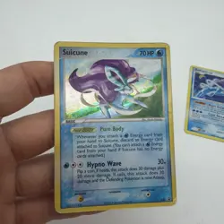 Suicune 030 Holo Black Star Promo Pokemon Card 2005 & Suicine 19/132 2007 - Image 2