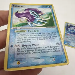 Suicune 030 Holo Black Star Promo Pokemon Card 2005 & Suicine 19/132 2007 - Image 4