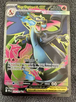 Pokemon TCG Mega Charizard X EX 109/94 Phantasmal Flames Mint NM+ - Image 1