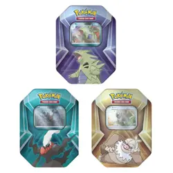 Pokemon Triple Whammy Collector Tins in SEALED CASE TCG 2024 Drugstore Tin x6 - Image 1