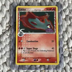 LATIAS REVERSE HOLO STAMP DELTA SPECIES 21/110 EX HOLON PHANTOMS POKEMON ENG NM - Image 1