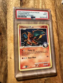 2009 POKEMON PLATINUM SUPREME VICTORS #20 CHARIZARD G PSA 9 - Image 3