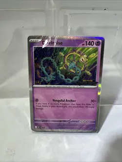 Pokemon TCG Dhelmise 084 Prerelease Stamped Promo Pitch Black Sealed Deck - Image 1