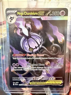 Pokemon Mega Chandelure EX PBL 115/084 Ultra Rare Holo English - Image 1