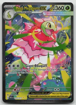 Pokemon Mega Meganium EX SIR 272/217 Ascended Heroes English LP TCG - Image 1