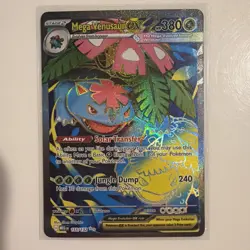 Pokemon Mega Venusaur EX 155/132 Ultra Rare Mega Evolution English Full Art - Image 1