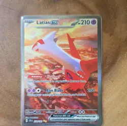 Pokemon TCG Latias ex 239/191 SV08 Surging Sparks Holo SIR EN 210HP - Image 1