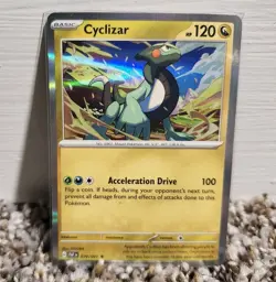 Pokemon Cyclizar 070/091 Paldean Fates NM HOLO Rare - Image 1
