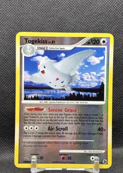 2008 Pokemon Diamond & Pearl Great Encounters Togekiss Reverse Holo #11/106 - Image 2