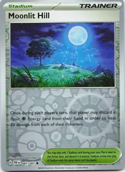 Moonlit Hill 081/091 Scarlet & Violet: Paldean Fates Uncommon NM Pokemon TCG - Image 1