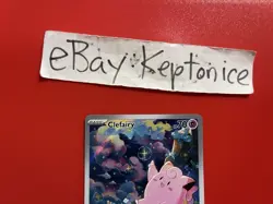 Pokemon TCG ENGLISH Clefairy 094/088 Illustration Rare IR Perfect Order Art Full - Image 2