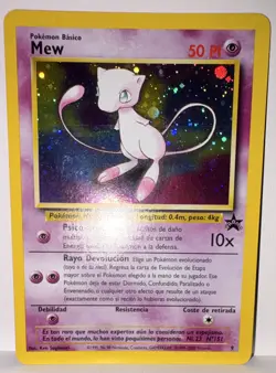 Mew 9 Wotc Promo Holo - Spanish Pokemon TCG Basic Psychic 50 HP 2000 - Image 2