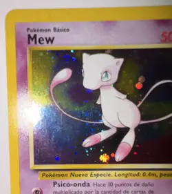 Mew 9 Wotc Promo Holo - Spanish Pokemon TCG Basic Psychic 50 HP 2000 - Image 3
