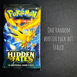 Pokemon TCG - SUN & MOON Hidden Fates Sealed Booster Pack 2019 - Random Artwork - Image 2