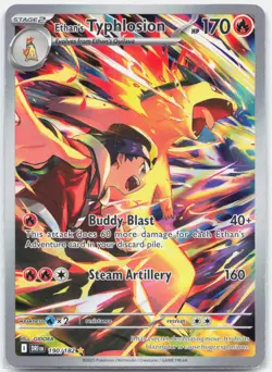 Ethan's Typhlosion - 190/182 Destined Rivals Illustration Rare Pokemon - LP - Image 1