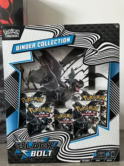 Pokemon TCG Scarlet & Violet—Black Bolt Binder Collection Box 🔥In Hand | SEALED - Image 1