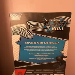 Pokemon TCG Scarlet & Violet—Black Bolt Binder Collection Box 5 Packs English - Image 3