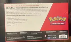 Pokemon TCG White Flare Binder And Unova Poster Collection Sealed - Image 2