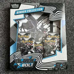 Pokemon TCG | Black Bolt Binder Collection | Sealed ✅💎| 5 x Card Booster Packs - Image 1