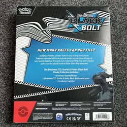 Pokemon TCG | Black Bolt Binder Collection | Sealed ✅💎| 5 x Card Booster Packs - Image 5